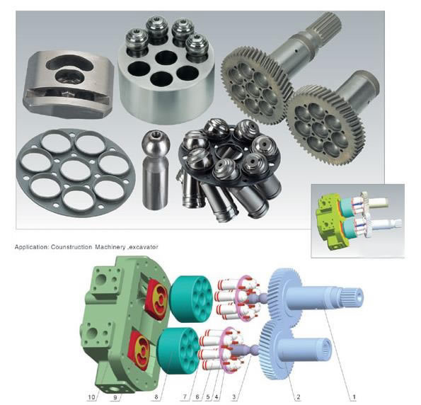 Rexroth Series Hydraulic Pump A8VO Parts With Spare Parts Repair Kit(2) A8VO.jpg