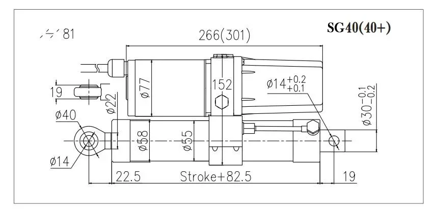 TG40-40S,1.8T Enclosed Electric Hydraulic Linear Actuator(1) TG40S-1.webp